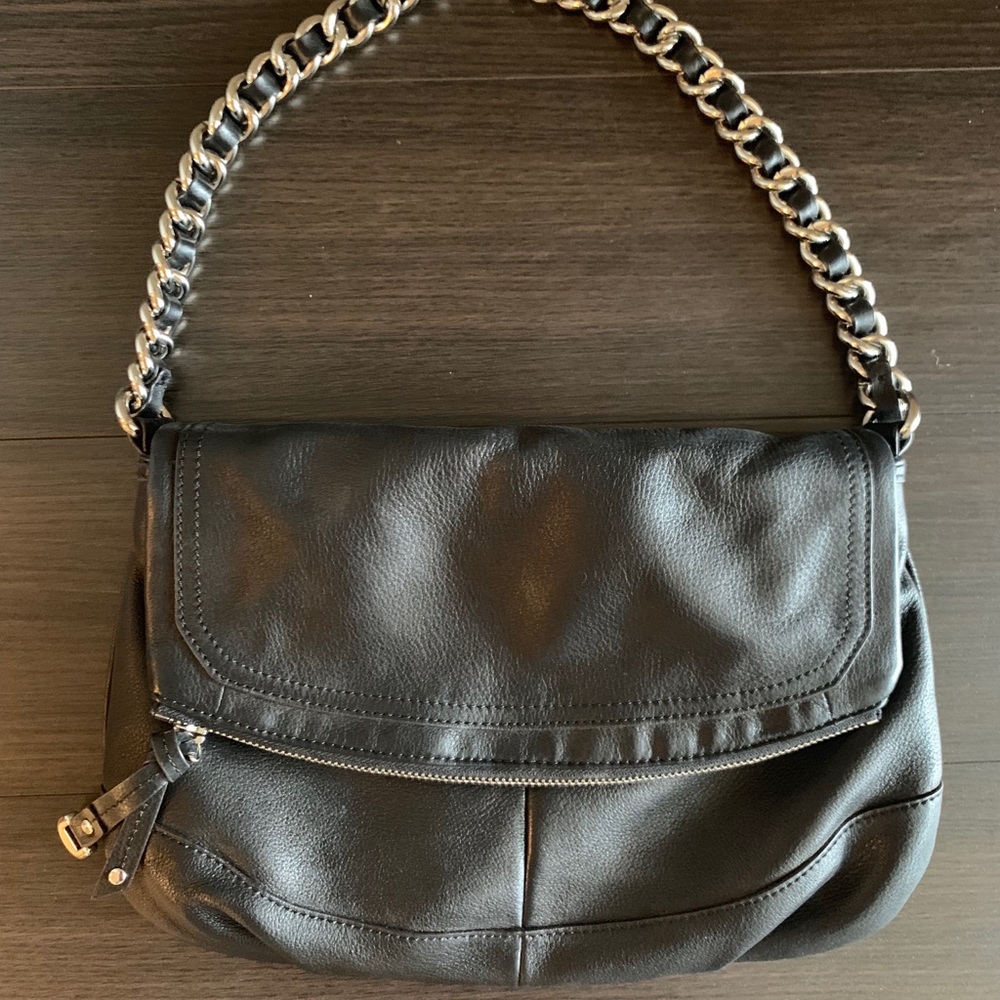 Ralph Lauren shoulder bag black leather